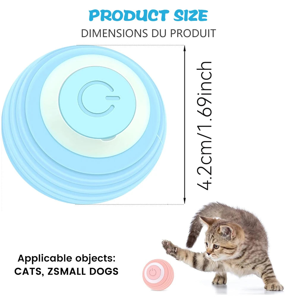 Smart Rolling Cat Toy Ball